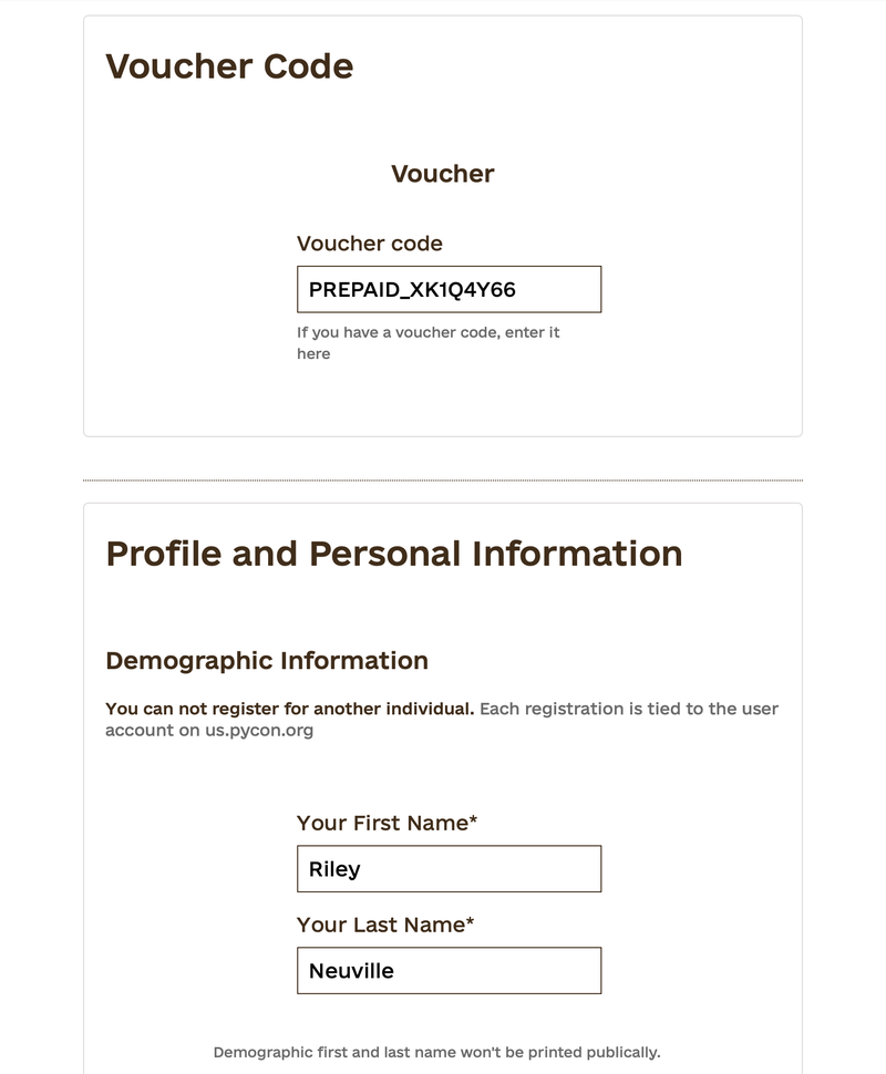  Bulk Registration PyCon US 2024