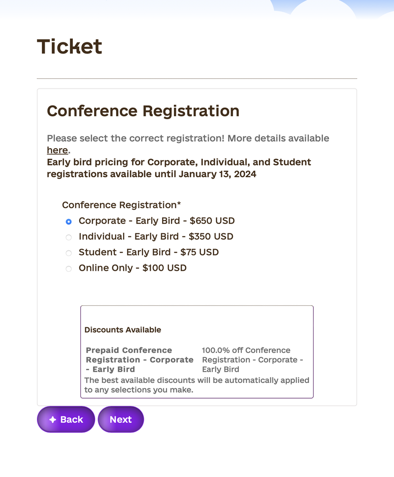  Bulk Registration PyCon US 2024