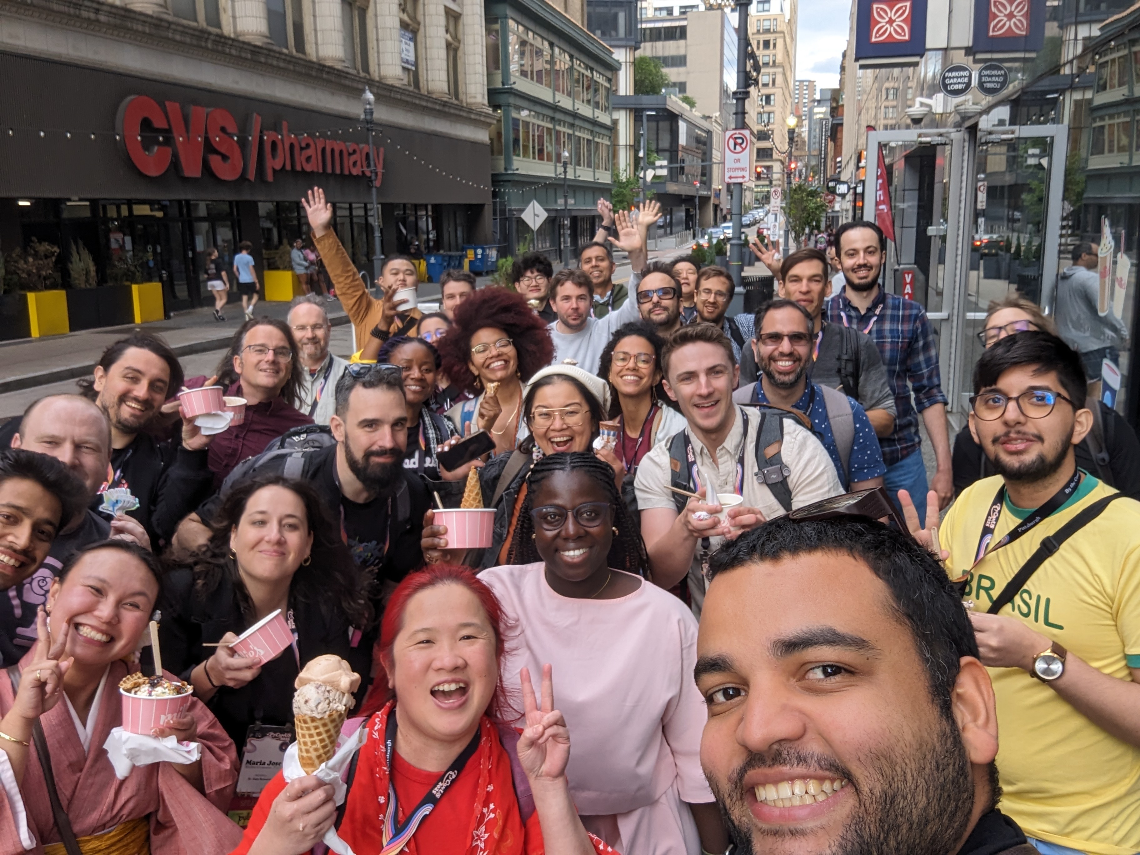 Ice Cream Selfie Flash Mob with Mariatta
